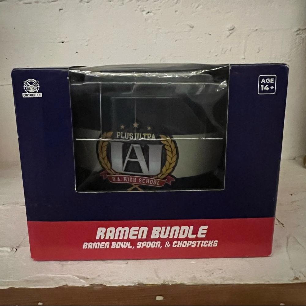 NEW MY HERO ACADEMIA - Ramen Bowl Bundle Set - Ramen Bowl, Spoon, and Chopsticks
